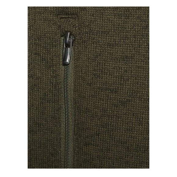 George Men's Army Green Half Zip Sweater Fleece Casual Comfortable Size Medium - Picture 4 of 5